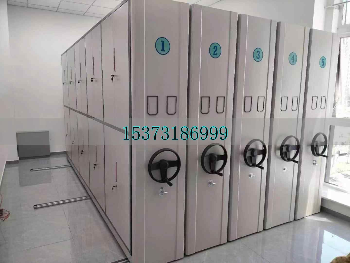 手动一体化档案库房_一体化密集档案柜_档案库房一体化智能管理系统